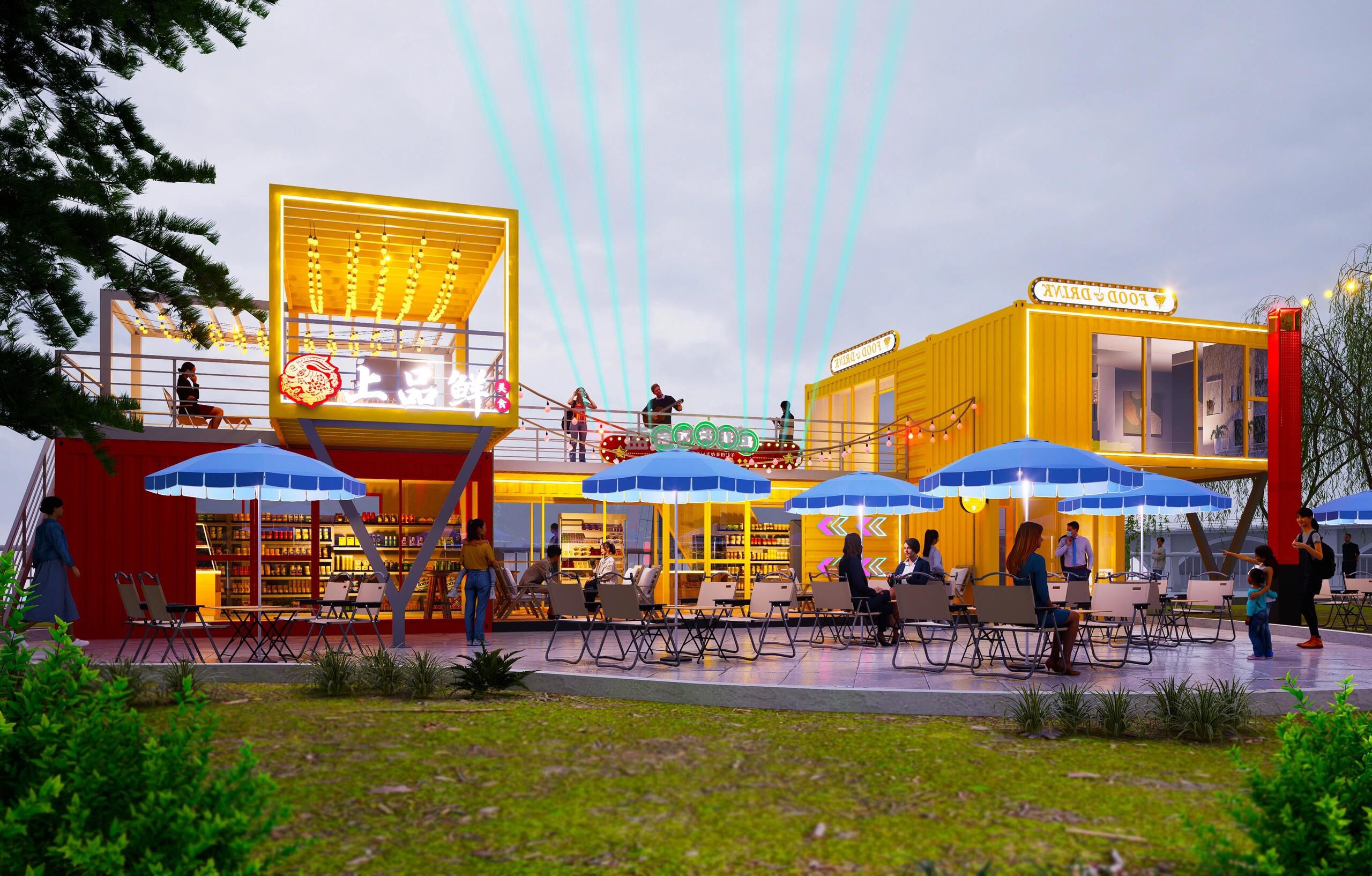 紅集裝箱可以做二層嗎？？在設(shè)計做兩層的話如何考慮安全